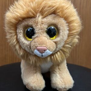 6” Ty VelveTy Beanie Baby Louie the Lion